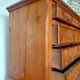Louis-Philippe Commode (19th century) Walnut Burl Saint Anne Marble