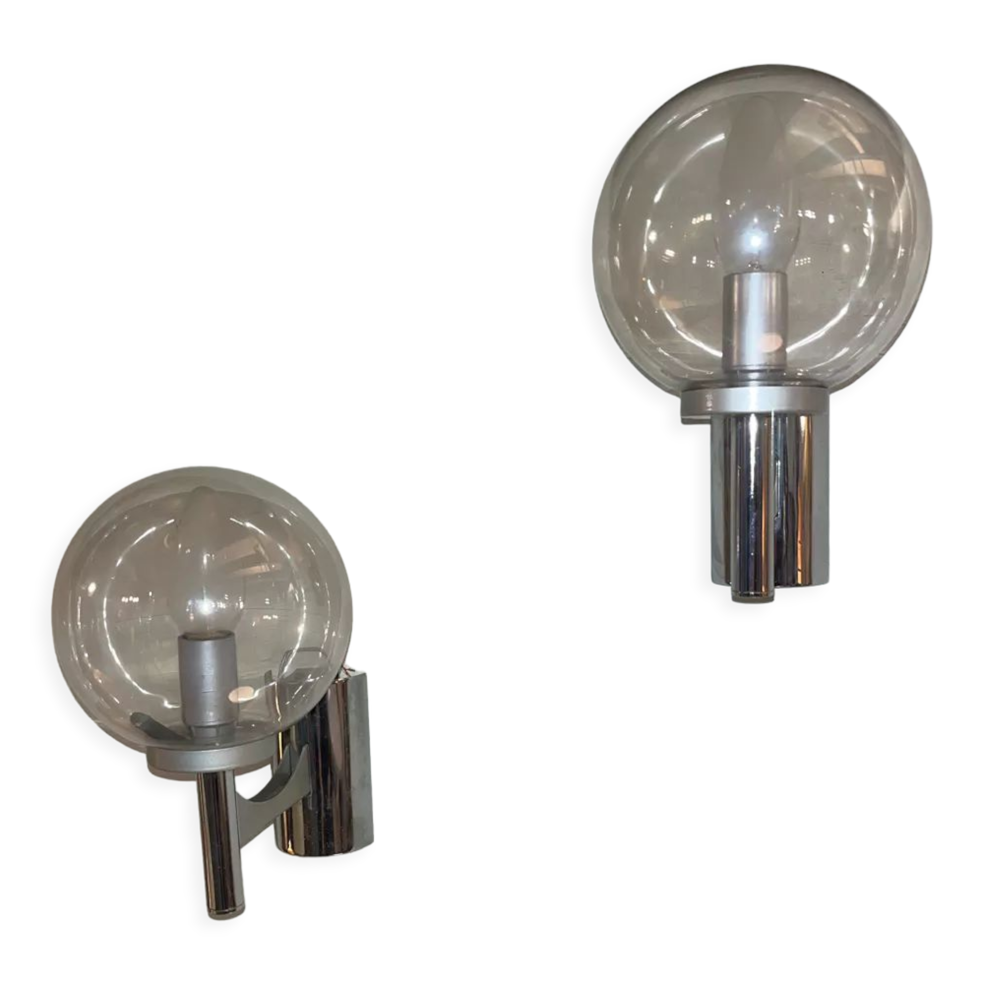 Pair of 60s wall lights