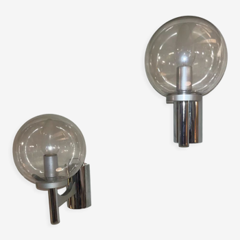 Pair of 60s wall lights