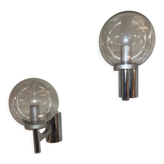 Pair of 60s wall lights