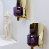 Pair of sconces wall lamp by Hans-Agne Jakobsson model V-222, Sweden