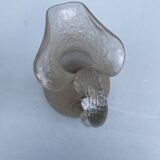 Carafe rafraichissoir pichet baccarat ou st louis cristal givré anse torsadée
