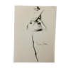 Pierre Cardin: sketch vintage mode press - beginning of the 1990s