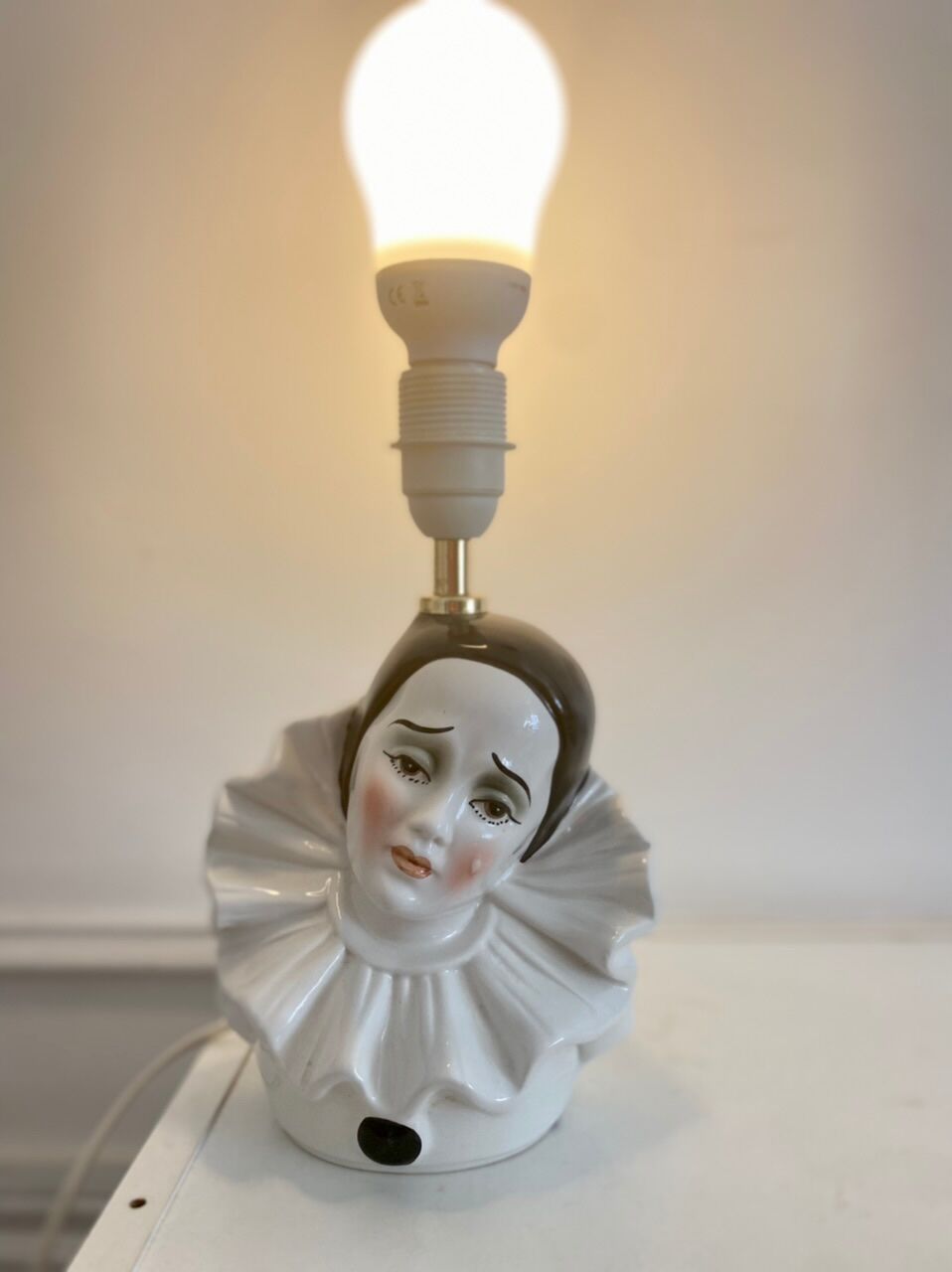 Vintage Pierrot lamp