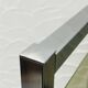 Vintage Italian design shelf in chrome and smoked glass from the 1970s.