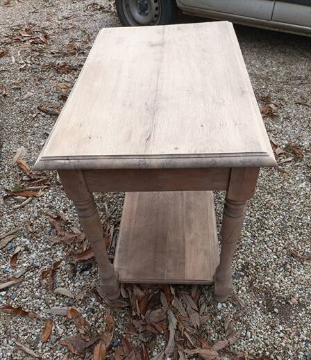 Side table console drawer solid wood air-gummed