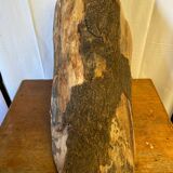 Antique Carved Wood Basket Vintage #C622