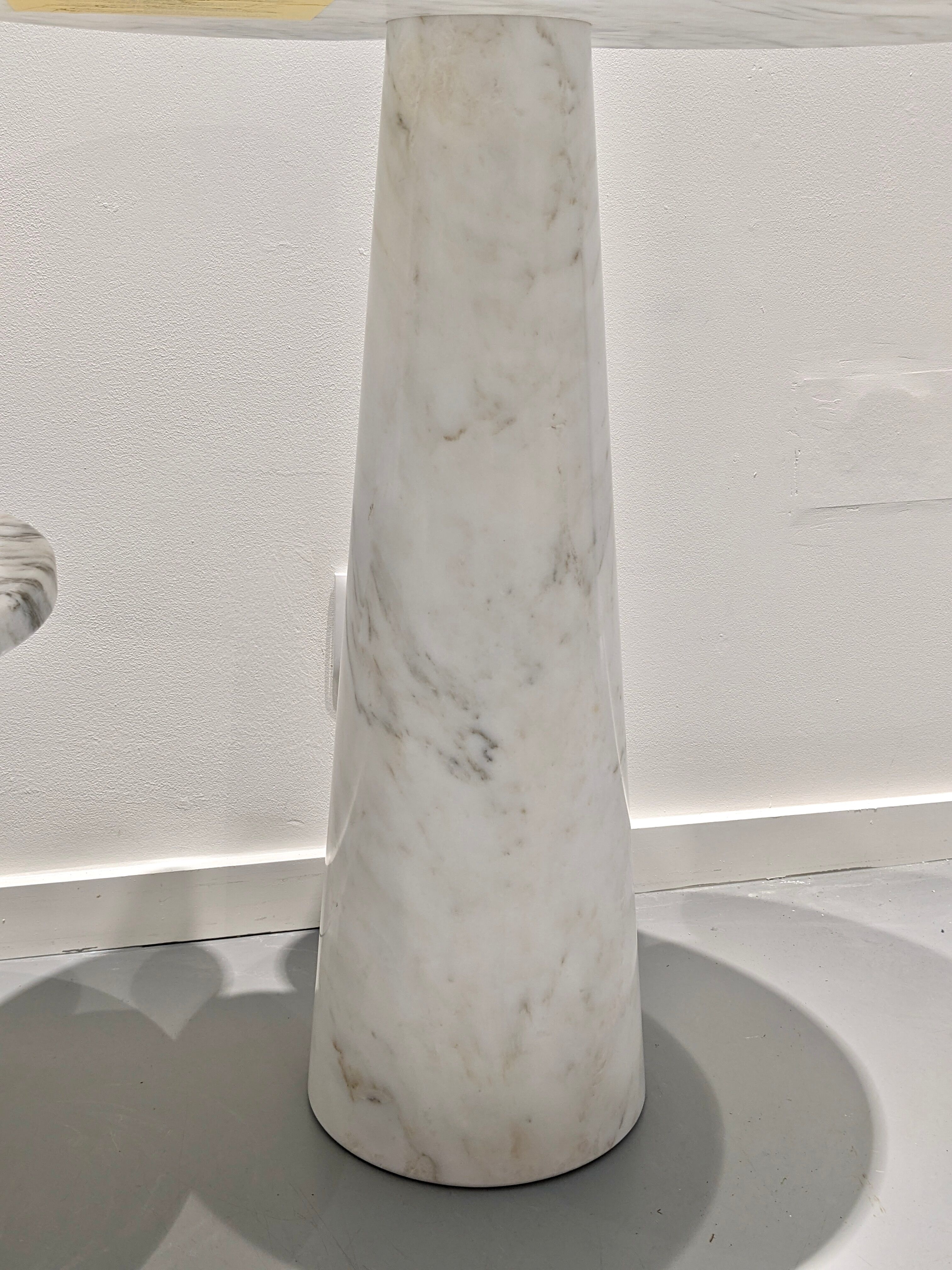 Pair of tables "Eros" by Angelo Mangiarotti for Skipper