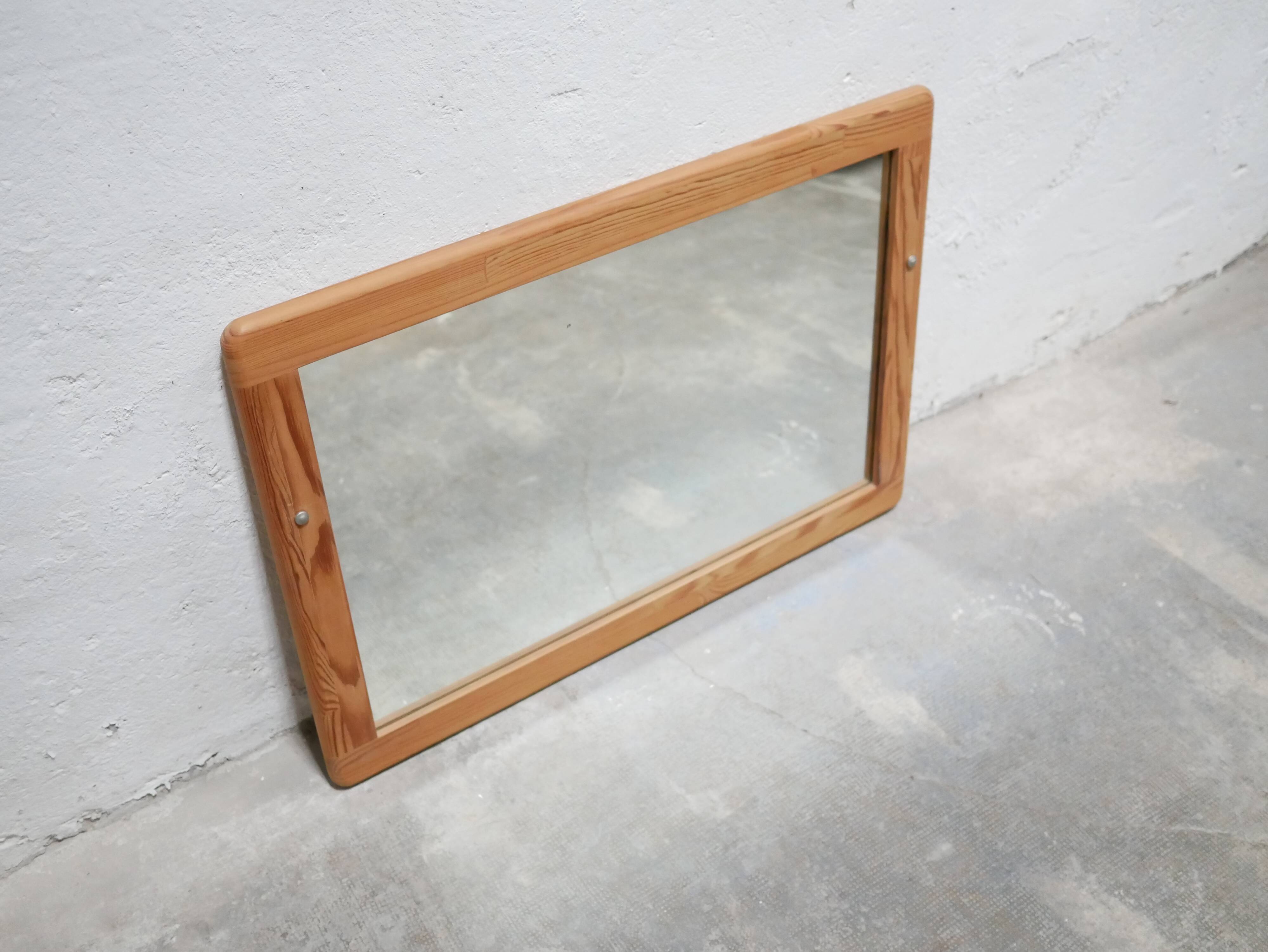 Vintage pine mirror