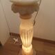 Lampe et colonne en albatre