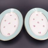 Pair of small cups or opaque porcelain ravines Model Duchess, St Amand Hamage