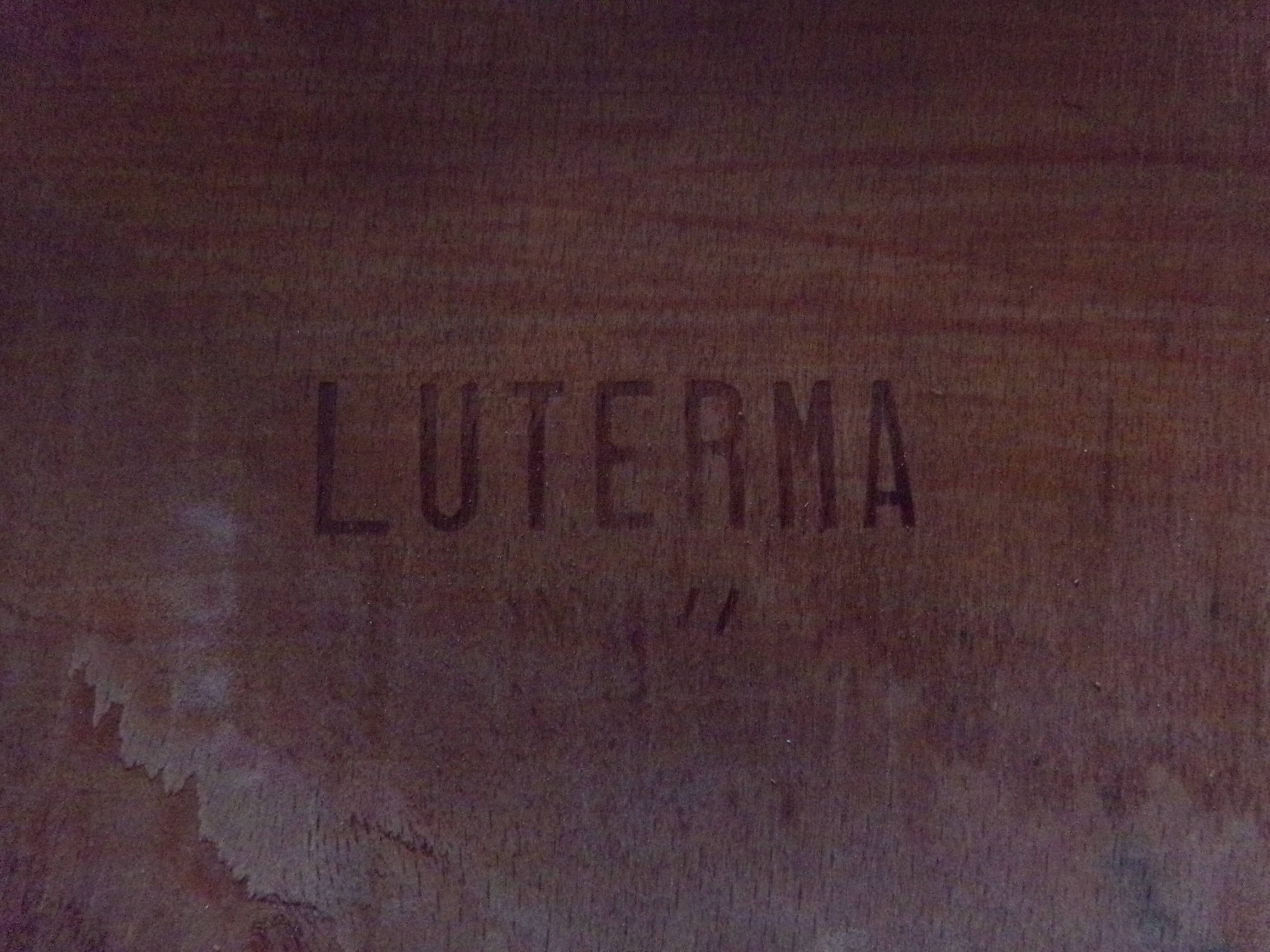 Pupitre de maternelle et sa chaise de la marque Luterma