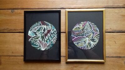 "tribal pink" illustration