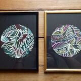 "tribal pink" illustration