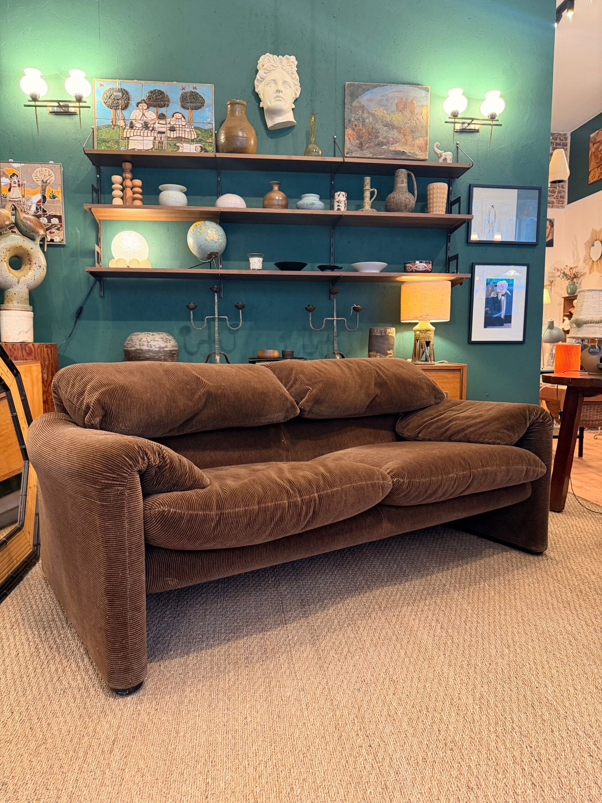"Maralunga" sofa, Vico Magistretti for Cassina, 1973
