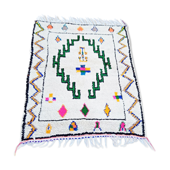 Berber carpet zig zag 120 X 100cm