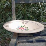 Serving plates X 2 old pink earthenware Digoin Sarreguemines