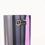 Murano Sommerso Facetted Vase & Bowl set