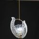 Amazing Murano Glass Art Deco Pendant Chandelier by Ercole Barovier, 1940s