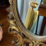 Baroque mirror from the 70s, in gilded wood