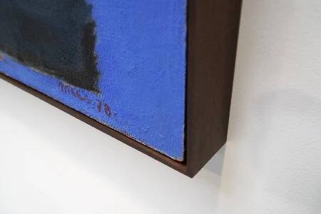 Jozef Mees, Lyrical Abstract Oil on Panel 1978