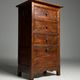 Country antique chest of drawers