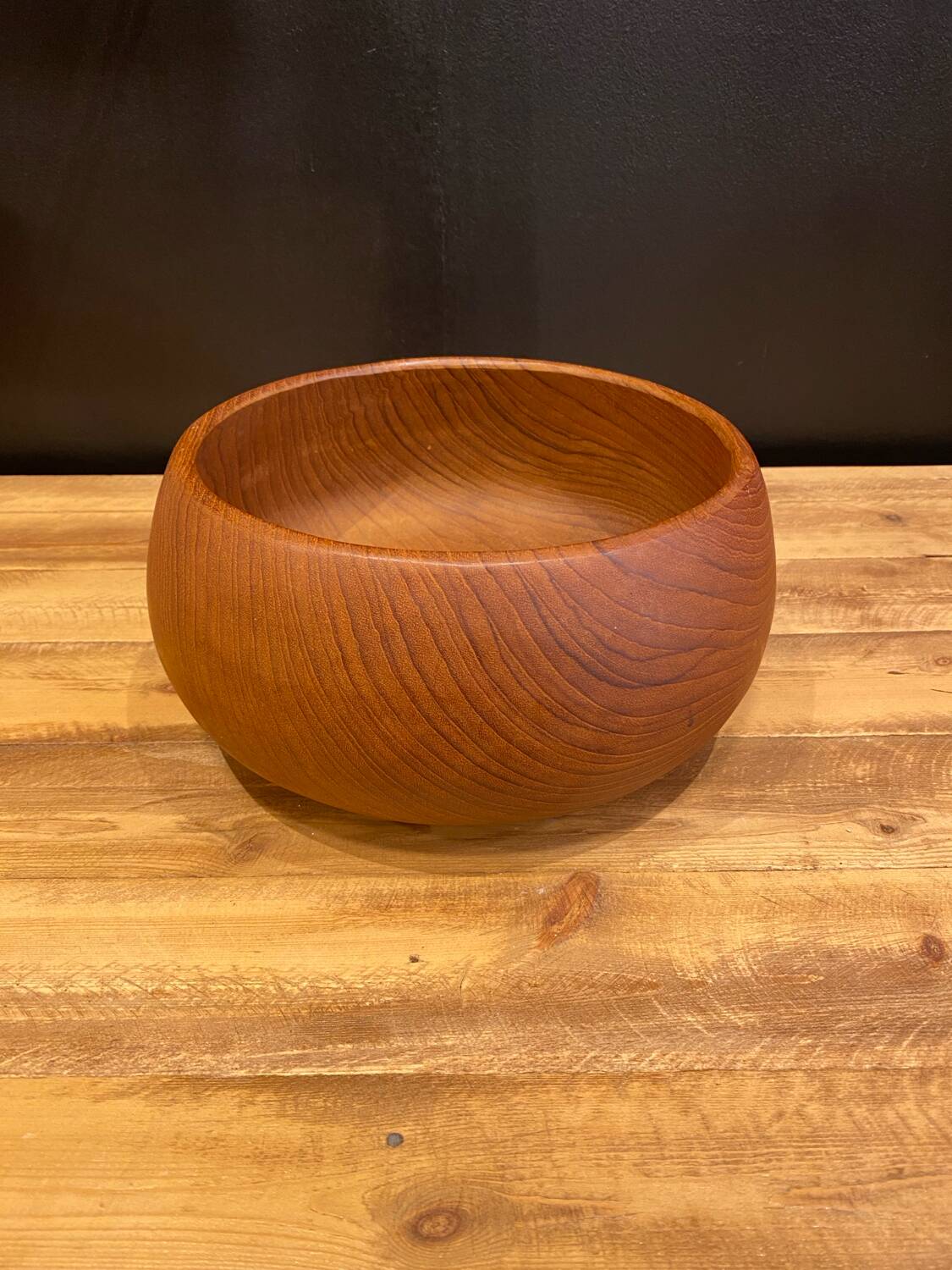 Teak salad bowl from the 70s