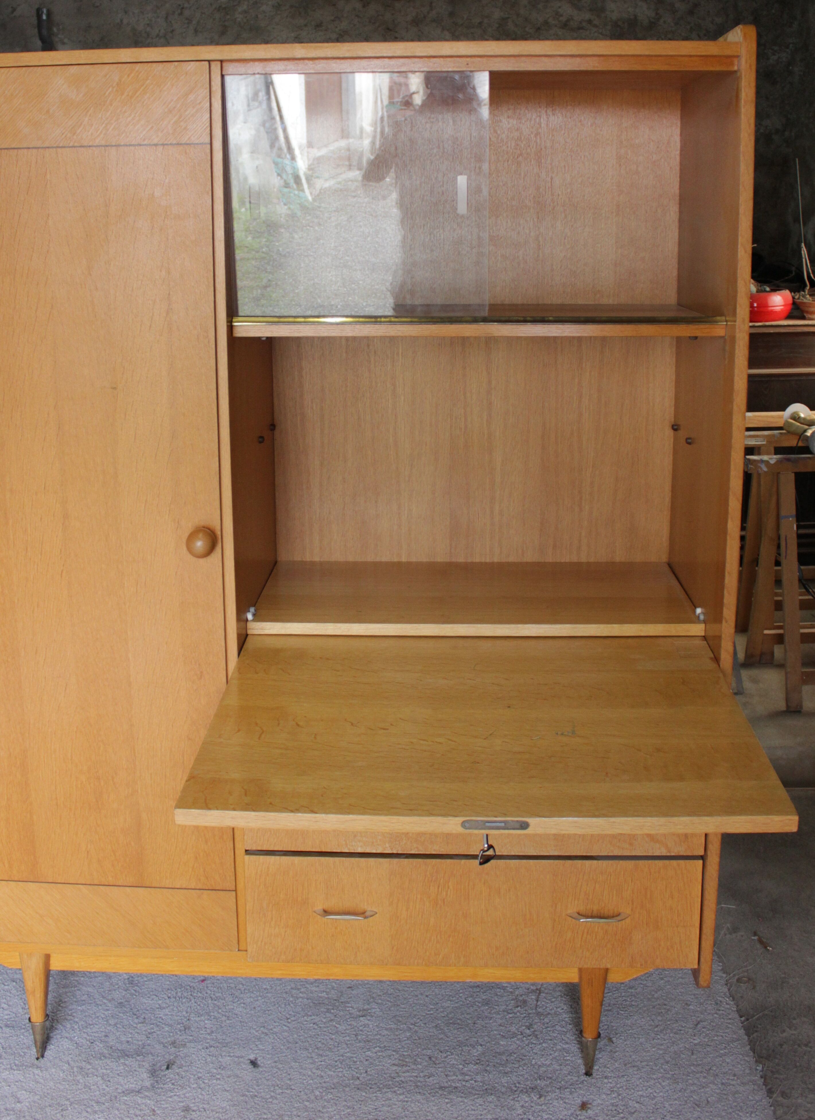 Vintage Secretary Cabinet - 60s