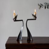 Pair of candle holders #Arclumis / Matthiew Hilton for SCP England / 80s