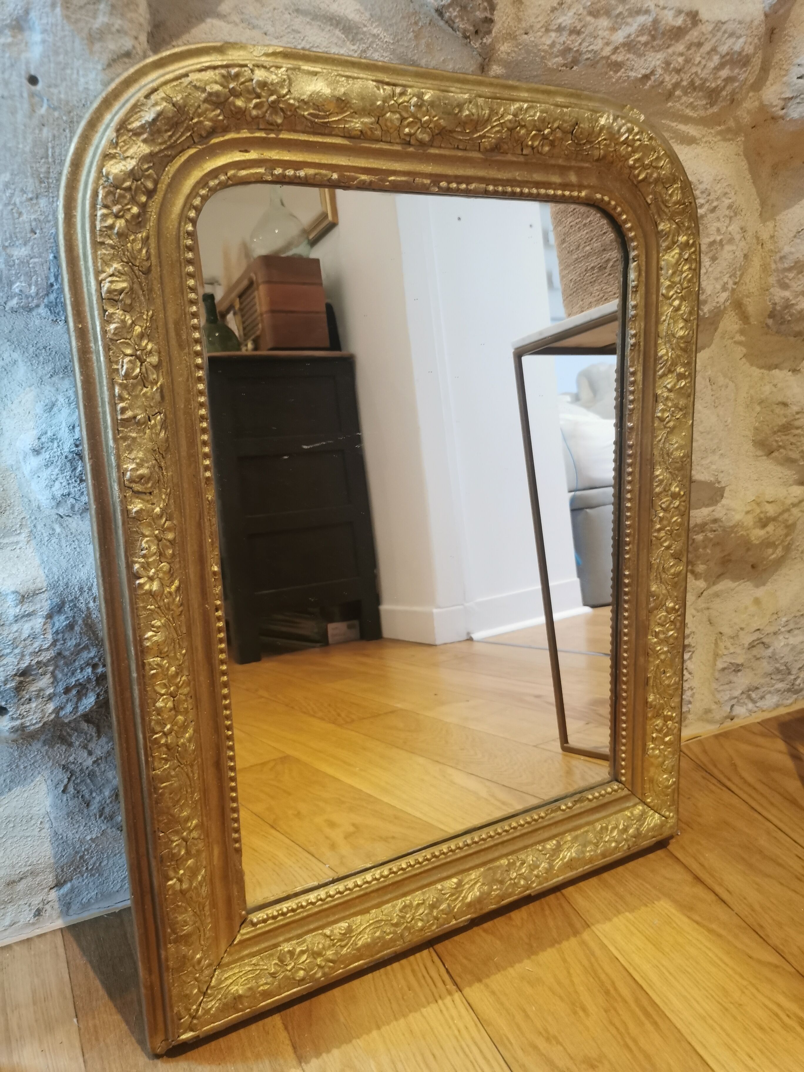 Antique mirror Louis Philippe 70/51 cm
