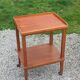 Pair of vintage 50s oak side tables