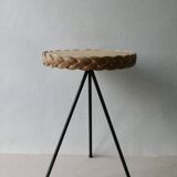 Tripod pedestal table from the 60s