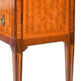 Louis XVI style commode in marquetry