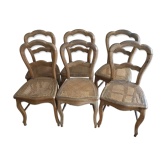 6 Louis Philippe style chairs