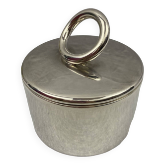 Christofle vertigo - sugar bowl Andree Putman silver metal perfect condition