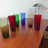 Multicolored vintage glasses