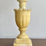 Small Vintage Table Lamp with Blue Shade