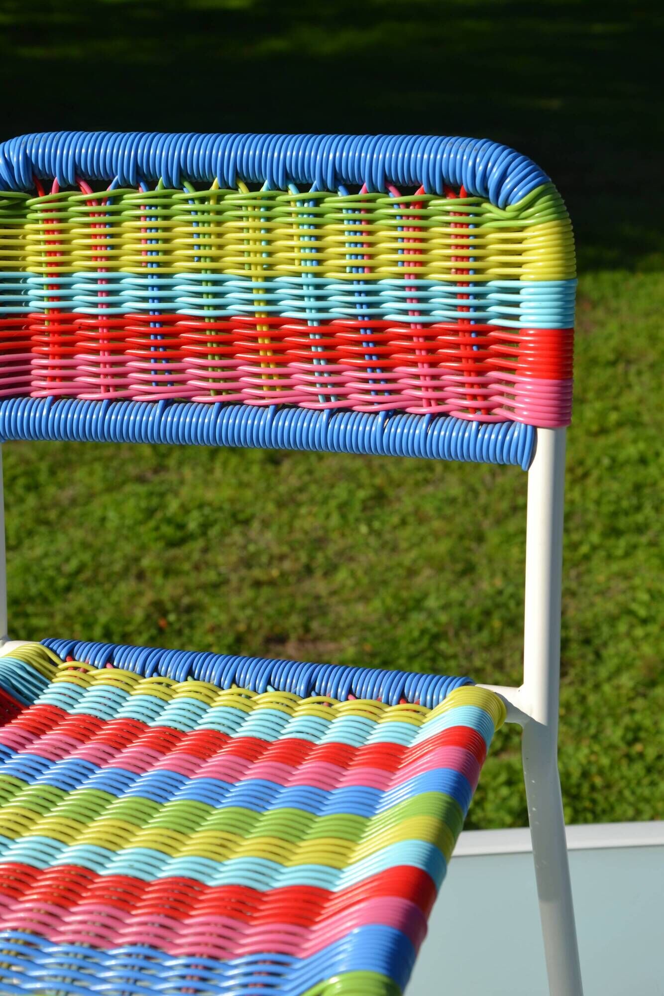 "Fargglad" child scoubidou chair Ikea 1999