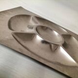 Stainless steel tray for aperitif