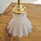 Vintage glass globe wall lamp