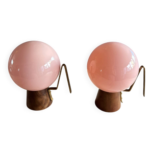Paire de lampes vintage