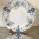Lot of 6 plates Lunéville Art Nouveau