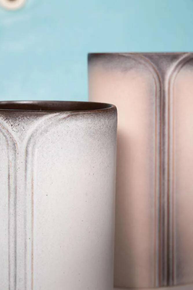 Set of vases VEB Haldensleben, 1960s, East German earthenware