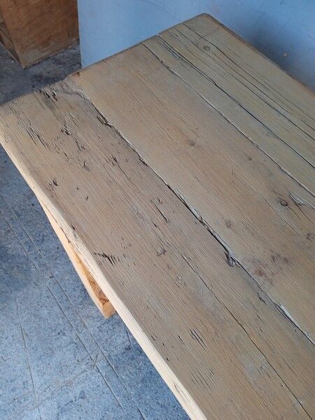 Workbench 100cm old solid wood