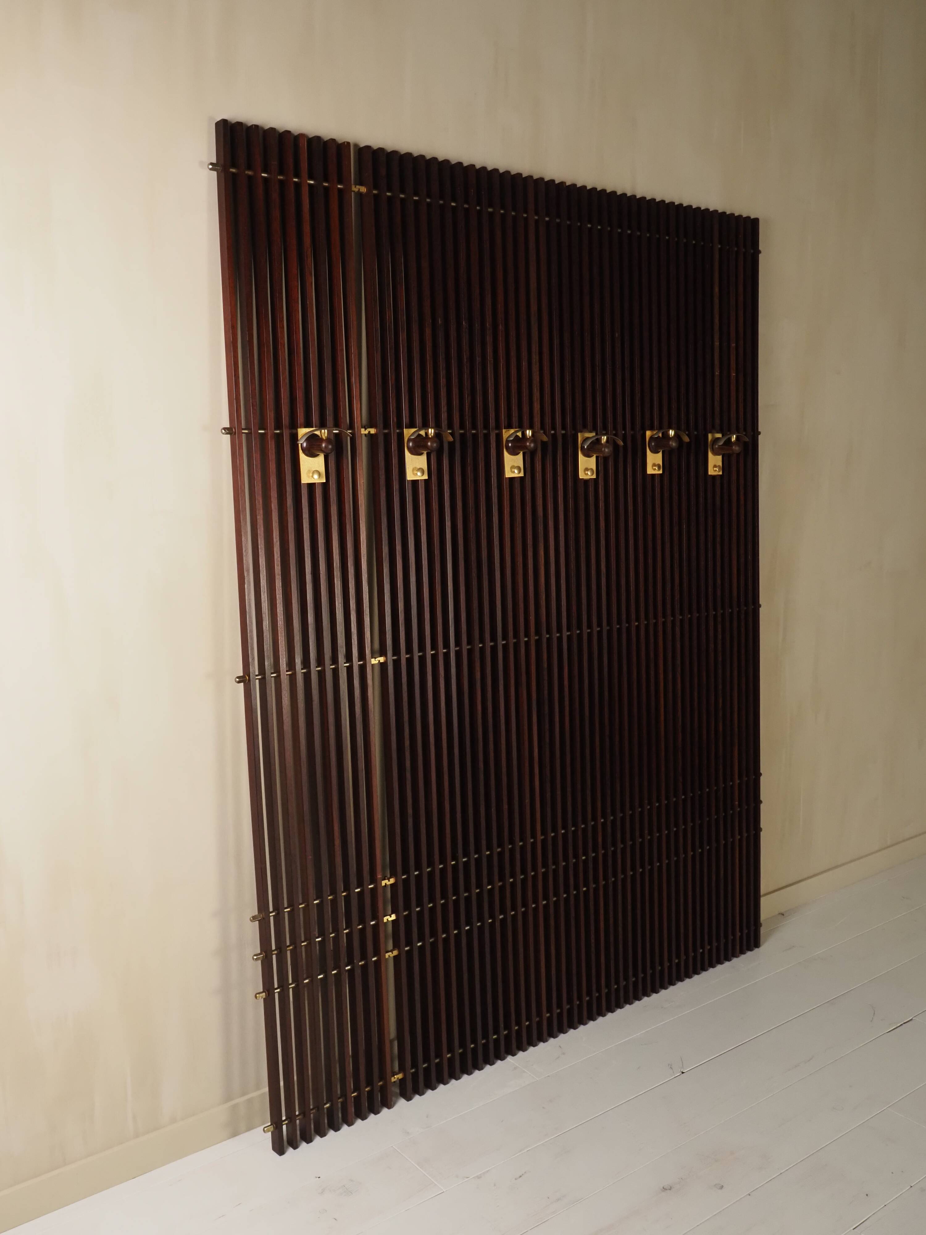 Porte-manteau modulaire italien des années 1950