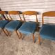 Vintage Scandinavian teak chairs 1960