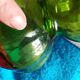 Green coloquinte vase