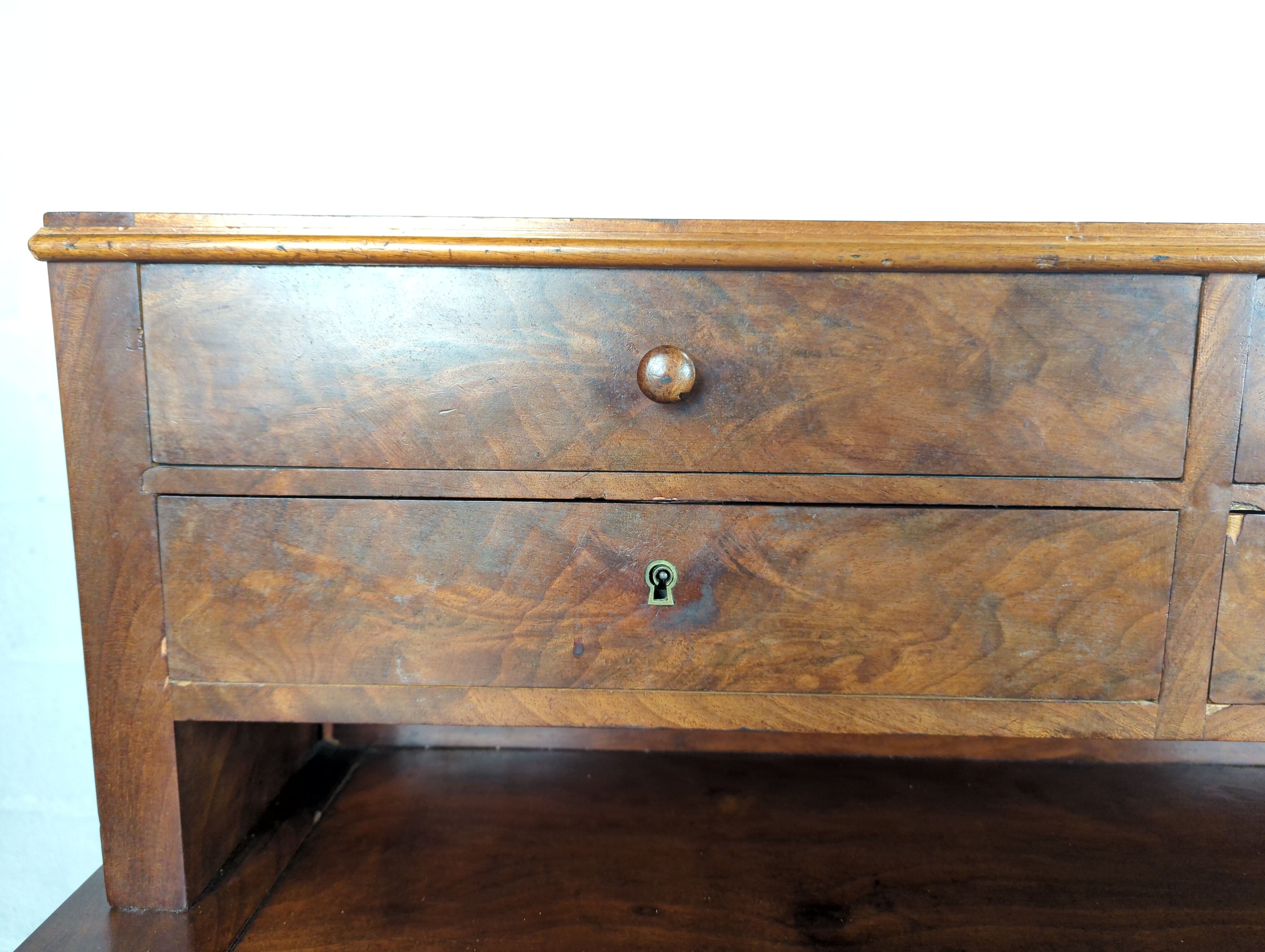 Bureau à gradin Louis-Philippe en acajou