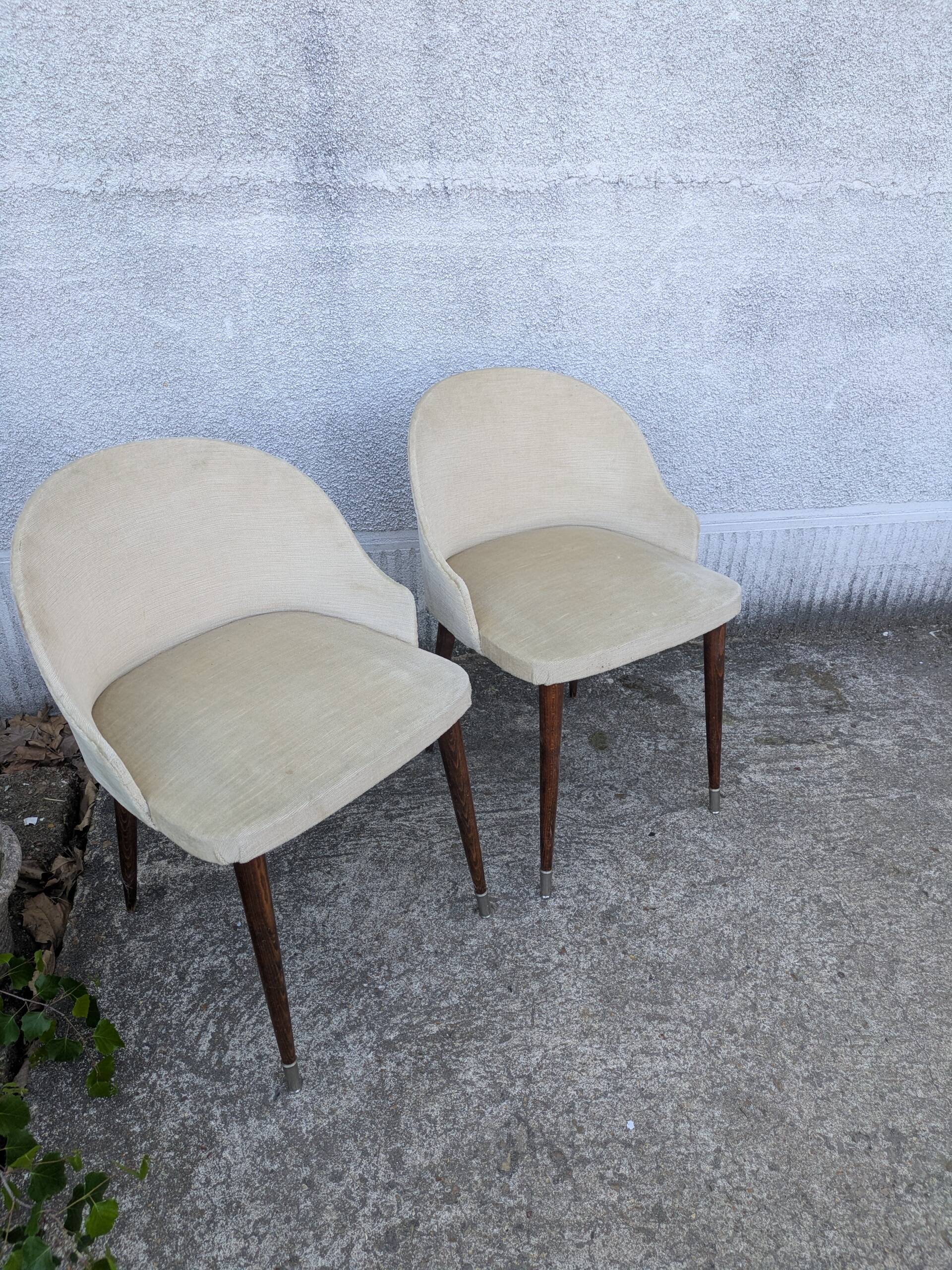 Pair of cocktail chairs