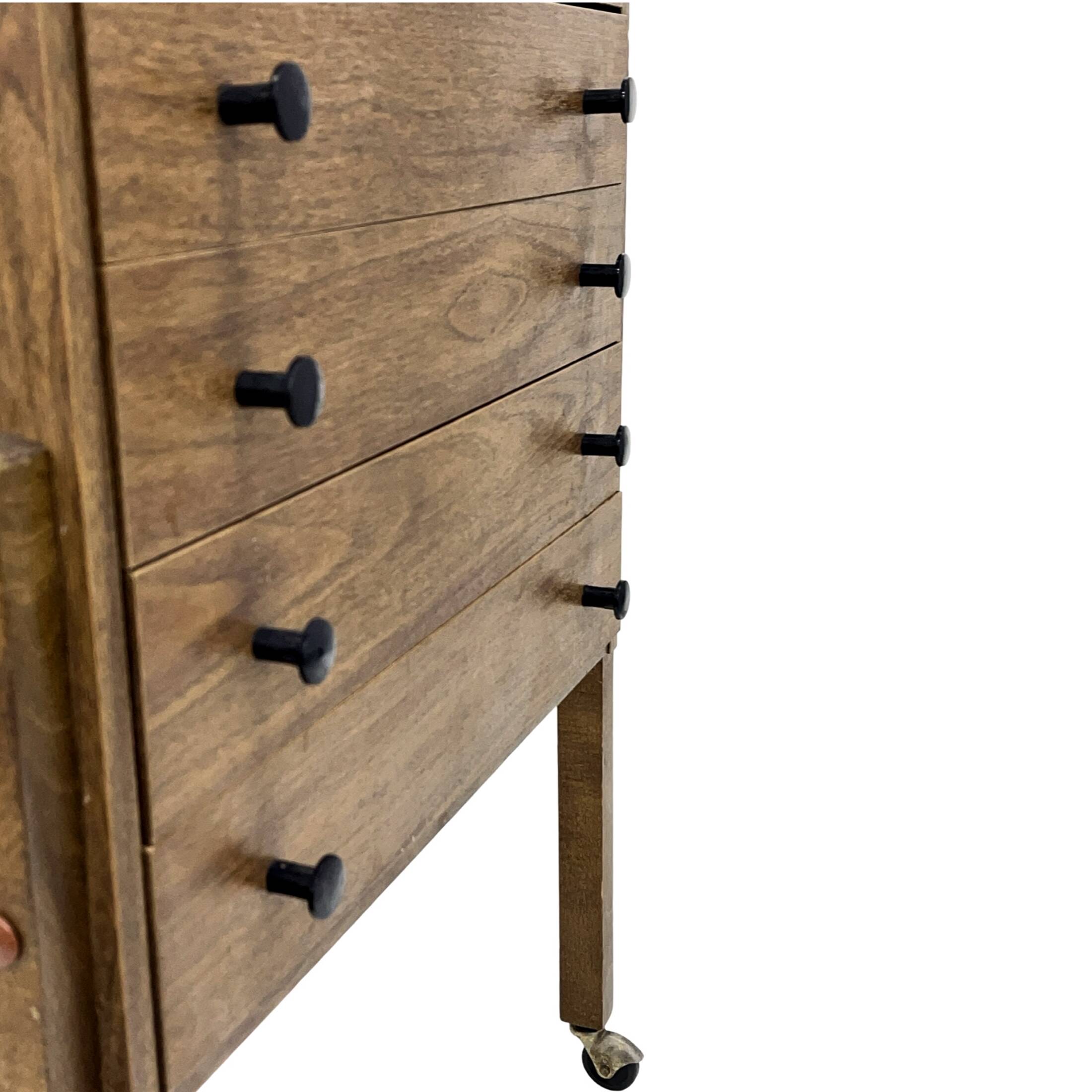 Modernist threader, with organizer, GDR, 1960s.